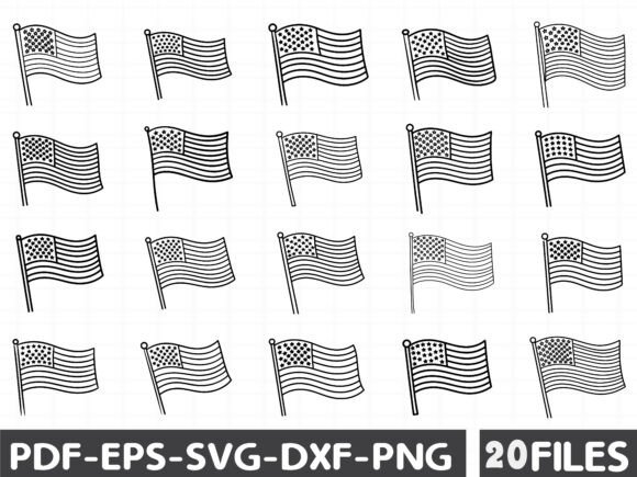 4th of July Flag SVG, American Flag SVG