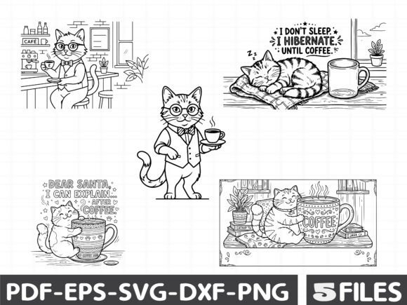Cat Coffee Funny Quotes
