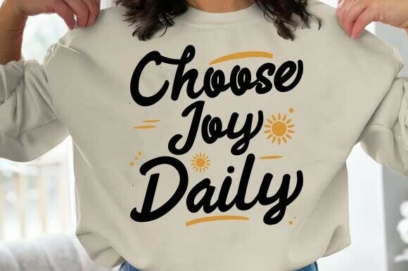 Choose Joy Daily SVG PNG Review