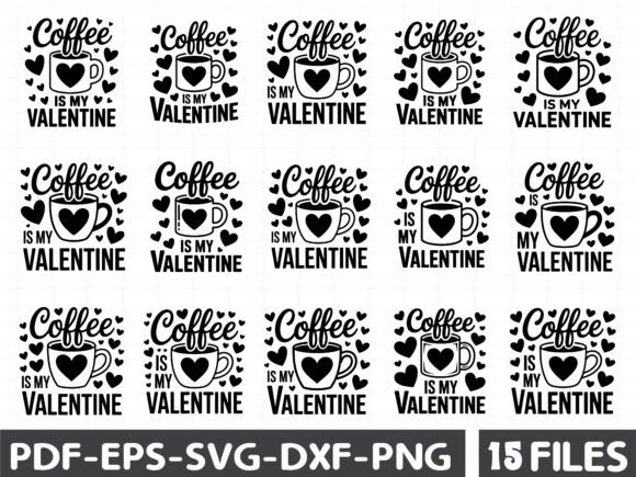 Coffee is My Valentine Fun Leopard