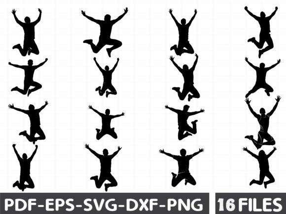 Jumping Parkour Svg