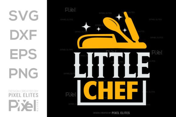 Little Chef SVG Cut File for Kids