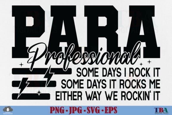 Para Svg, Funny Paraprofessional Quote