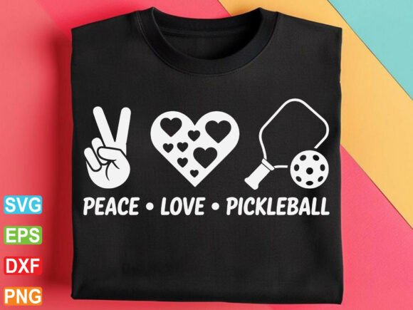 Peace Love Pickleball SVG Review