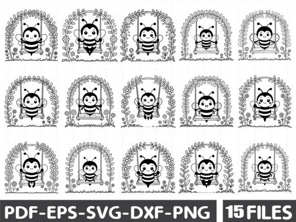 Spring Bee Clipart Bundle